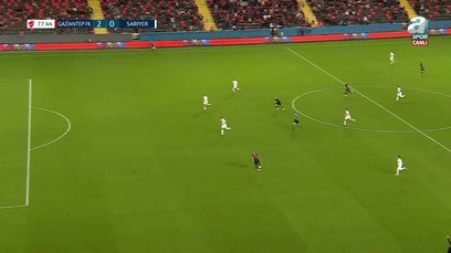 Gaziantep FK 4-0 Sarıyer Maç Özeti (Ziraat Türkiye Kupası 3. Tur maçı)