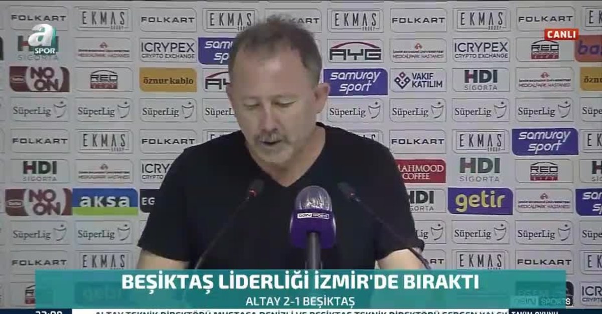 Sergen Yalçın Altay maçı sonrası konuştu!