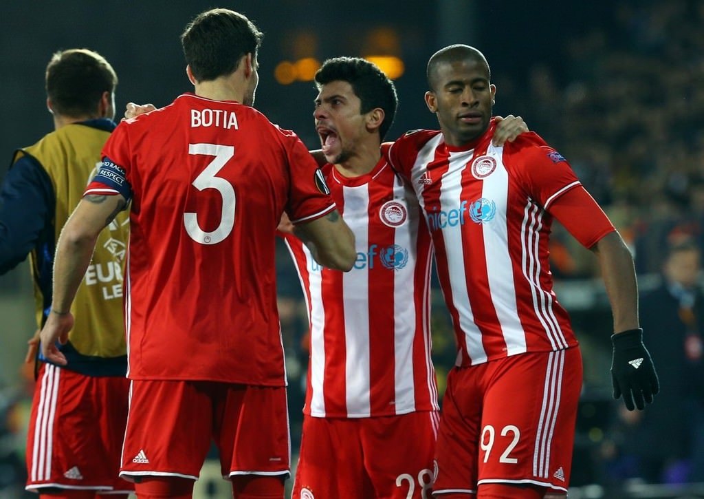 Osmanlıspor - Olympiakos maçından kareler