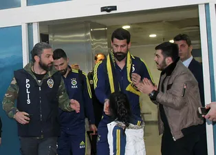 Fenerbahçe kafilesi Kayseri'de