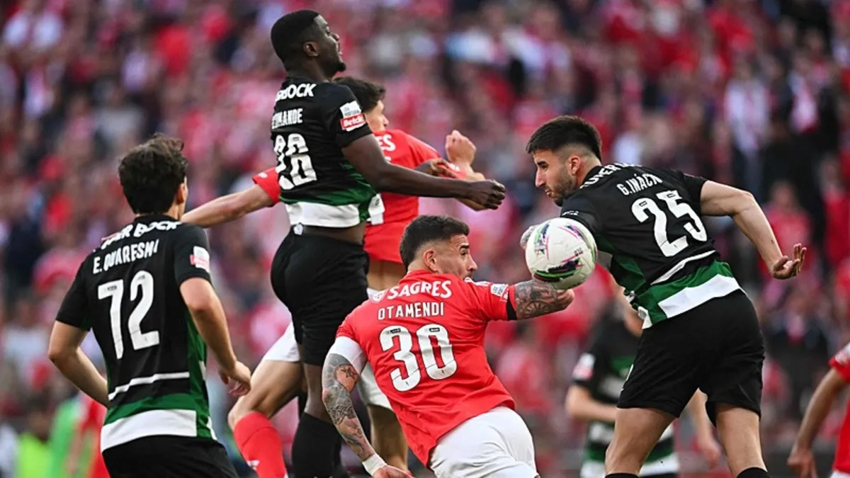 Benfica: 1 - Sporting: 1 (MAÇ SONUCU ÖZET)