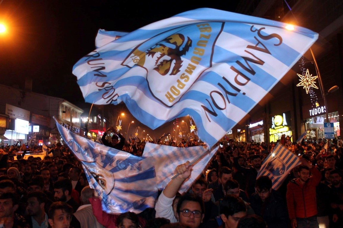 Erzurum’da TFF 1. Lig sevinci