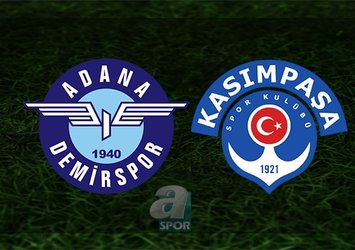 Adana Demirspor - Kasımpaşa maçı saat kaçta? Hangi kanalda?