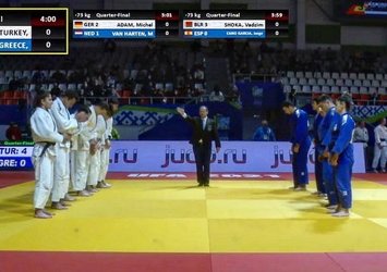 Judo Milli Takımı Avrupa Şampiyonası'nda yarı finalde