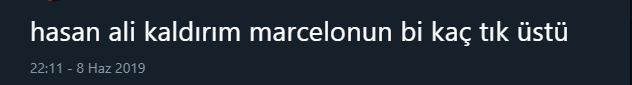 Hasan Ali değil Marcelo!