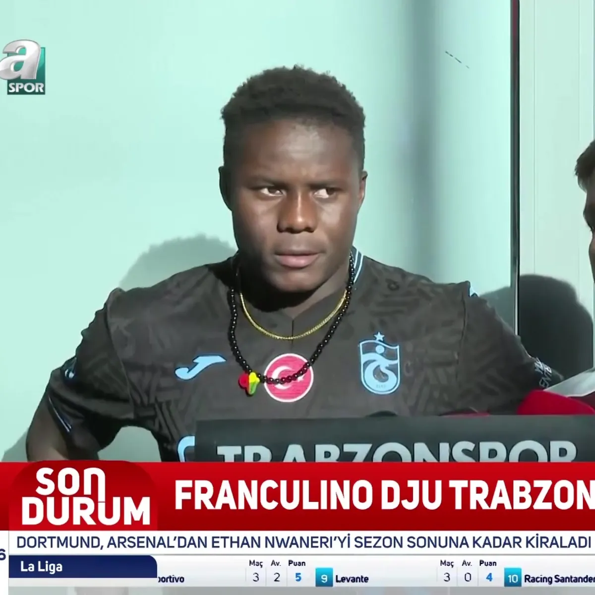 Franculino Dju Trabzon'a geldi!