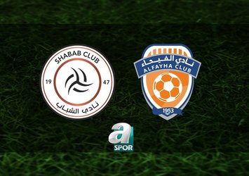 Al Shabab - Al Fayha maçı saat kaçta?