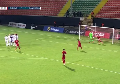 GOL | Türkiye U21 0-1 Danimarka U21
