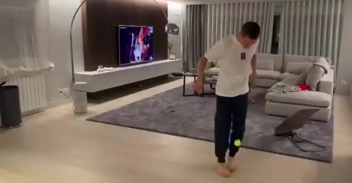Ander Herrera karantinada şov yaptı
