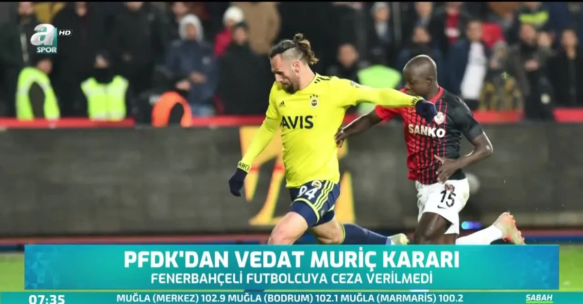 PFDK'dan Vedat Muriç kararı