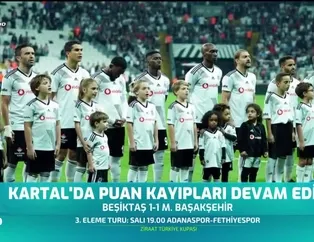 Beşiktaş'ta puan kayıpları devam ediyor