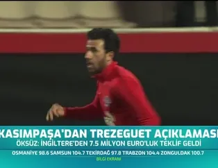 Kasımpaşa'dan Trezeguet açıklaması