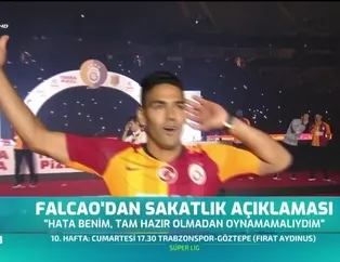 Falcao'dan sakatlık açıklaması