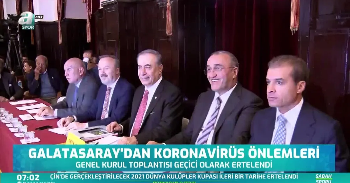 Galatasaray'dan koronavirüs önlemleri