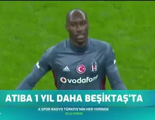 Atiba 1 yıl daha Beşiktaş'ta