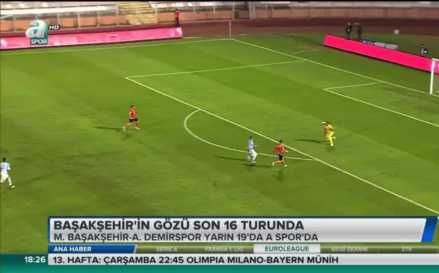 Başakşehir'in gözü son 16 turunda