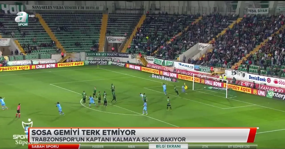 Sosa gemiyi terk etmiyor