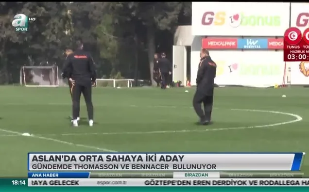 Aslan'da orta sahaya iki aday