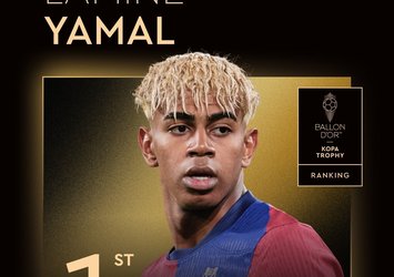 Kopa Trophy Lamine Yamal'ın!