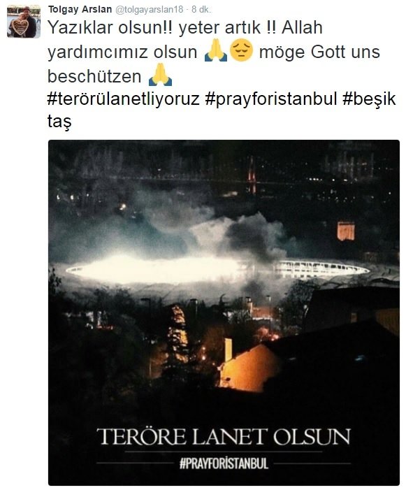 Futbol dünyası terörü lanetledi