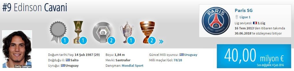 En değerli futbolcular