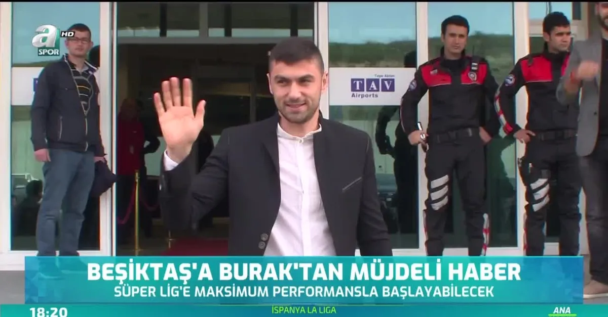 Beşiktaş'a Burak'tan müjdeli haber
