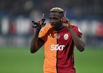 G.Saray Osimhen ile kazandı!