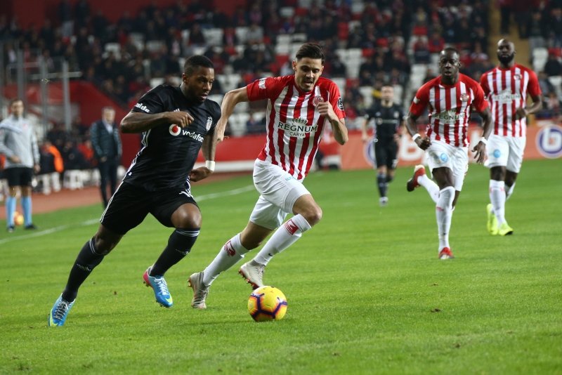 Antalyaspor - Beşiktaş maçından kareler