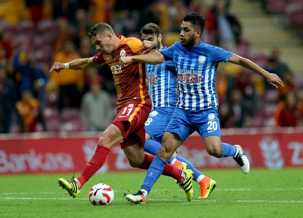 Galatasaray-Dersimspor karşılaşmasından kareler
