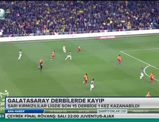 Galatasaray derbilerde kayıp