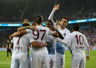 Trabzonspor taraftarı önünde kazandı