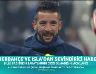 Fenerbahçe'ye Isla'dan sevindirici haber