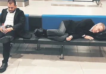 Yorgun düştüler