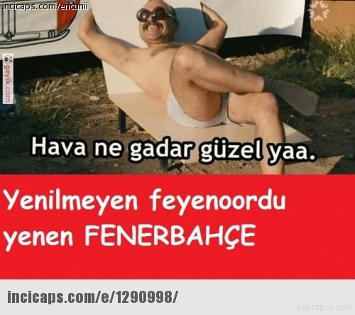 İşte Fenerbahçe - Feyenoord maçı caps’leri