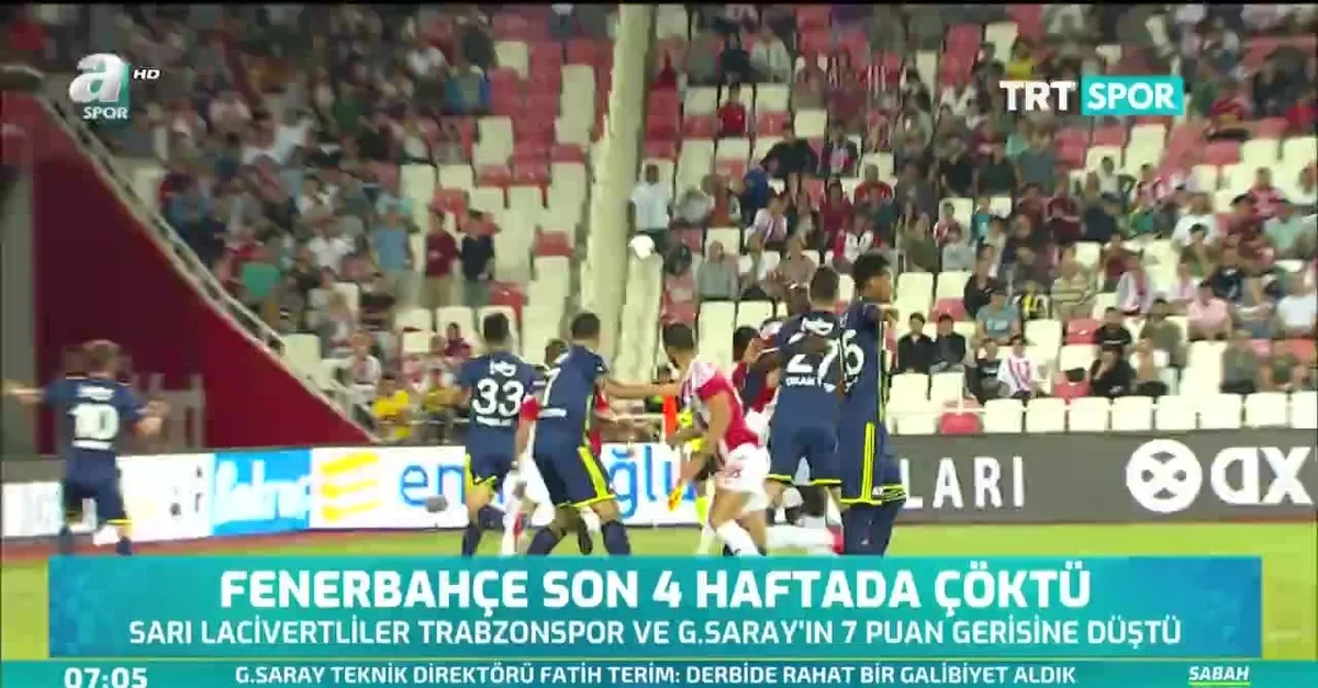 Fenerbahçe son 4 haftada çöktü