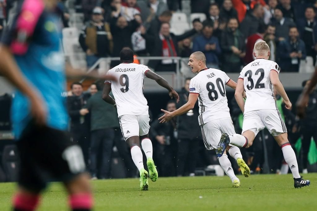 Beşiktaş - Hapoel Beer Sheva maçından kareler