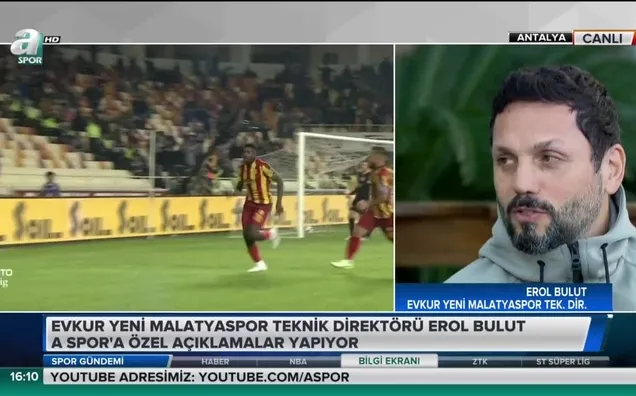 Erol Bulut A Spor'a konuştu