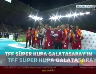 TFF Süper Kupa 2019 şampiyonu Galatasaray!