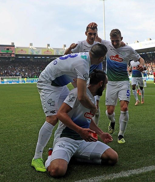 Çaykur Rizespor - Kayserispor maçından kareler...