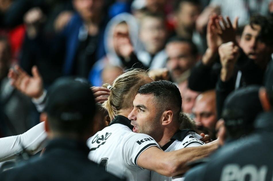 Beşiktaş - Başakşehir maçından kareler