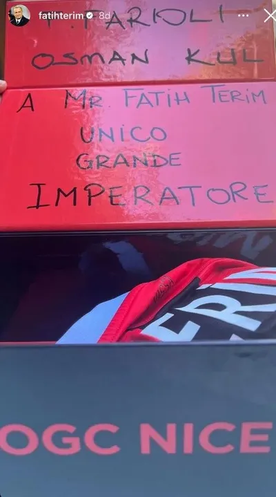 Francesco Farioli'den Fatih Terim'e hediye! "Tek büyük imparator" - 1