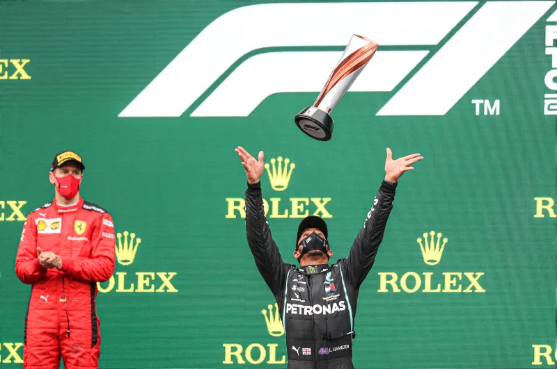Formula 1 İstanbul Grand Prix'sinde kazanan Lewis Hamilton! Michael Schumacher'in rekorunu egale etti - 7