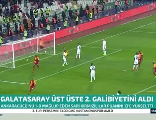 Galatasaray üst üste 2. galibiyetini aldı