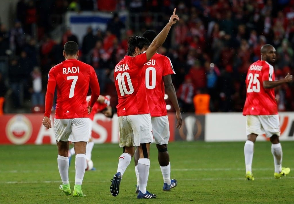 Hapoel Beer Sheva - Beşiktaş maçından kareler