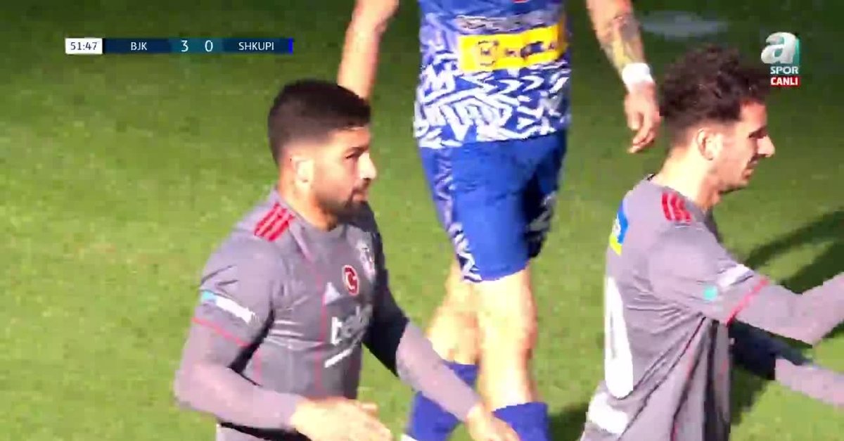 GOL | Beşiktaş 3-0 FC Shkupi