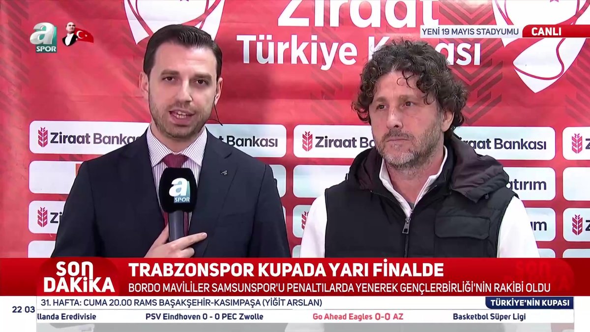 23 Nisan 2026 - Fatih Tekke: Turu geçmek çok değerliydi! - Aspor  Ziraat Türkiye Kupası