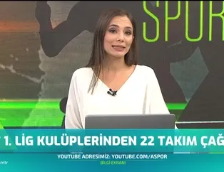TFF 1. Lig'den 22 takım çağrısı!