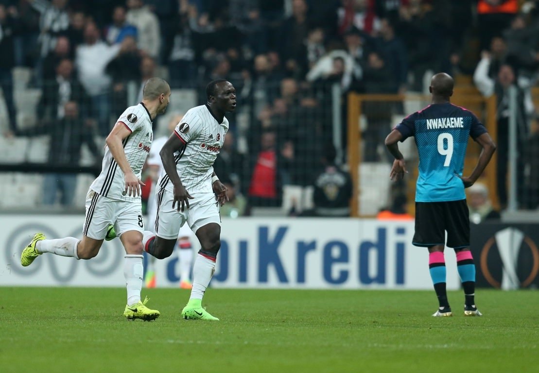 Beşiktaş - Hapoel Beer Sheva maçından kareler
