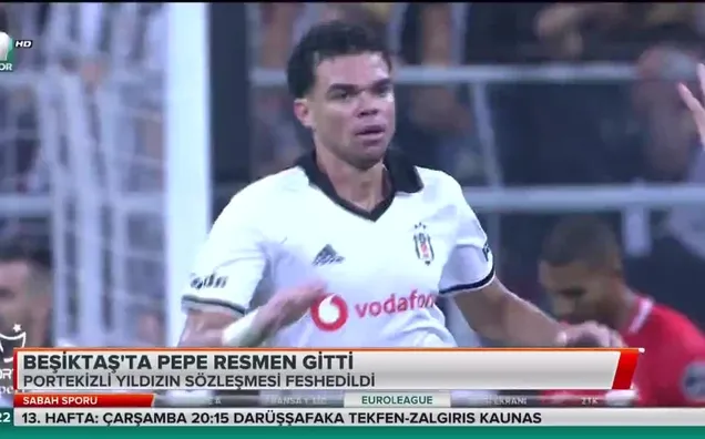 Beşiktaş'ta Pepe resmen gitti