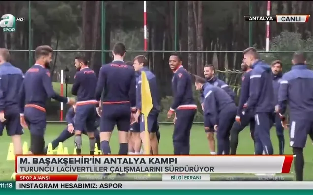 Başakşehir'de ikinci yarı hazırlıkları